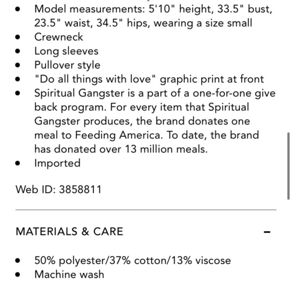 SPIRITUAL GANGSTER DO ALL THINGS PULLOVER GRAPHIC PRINT FRONT  TRIBLEND TERRY - Picture 7 of 10